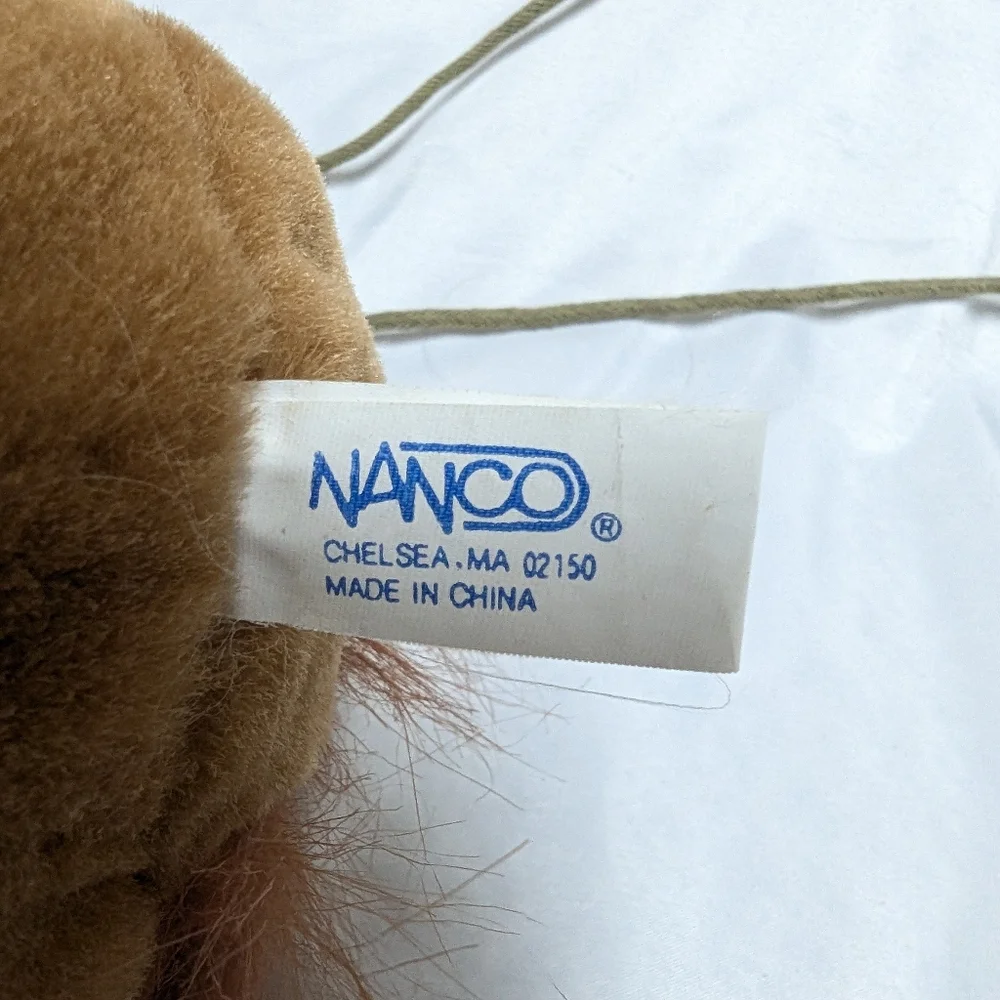 Vintage Nanco Horse Head Plush Stuffed Animal Zippered Purse Rodeo Western